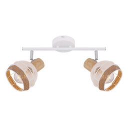 Luminosa Lighting Luminosa Widy Twin Ceiling Spotlight White 2X E27 - thumbnail 3