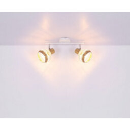 Luminosa Lighting Luminosa Widy Twin Ceiling Spotlight White 2X E27 - thumbnail 7
