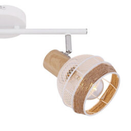 Luminosa Lighting Luminosa Widy Twin Ceiling Spotlight White 2X E27 - thumbnail 5