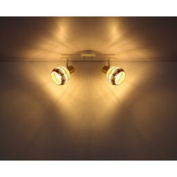 Luminosa Lighting Luminosa Widy Twin Ceiling Spotlight White 2X E27 - thumbnail 6