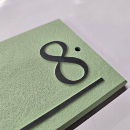 Reversed Slate Number 8 Chartwell Green 14 X 9Cm - thumbnail 2