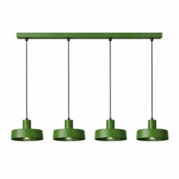 Luminosa Lighting Luminosa Velyo Bar Pendant Ceiling Light Green 4X E27 - thumbnail 1