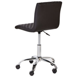 Beliani Desk Chair Orlando Faux Leather Black - thumbnail 6