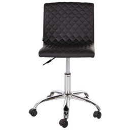Beliani Desk Chair Orlando Faux Leather Black - thumbnail 4