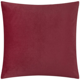 Paoletti Evoke Cut Velvet Cushion Cover, Burgundy, 55 X 55Cm - thumbnail 2