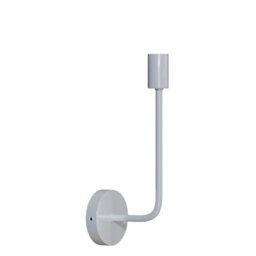 Modern White Wall Light Led Bulb Vertical Wall Sconce Metal Industrial Minimalist Wall Lamp Without Bulb - thumbnail 1