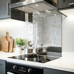 DIY Splashbacks Nuvola Mirror Splashback 60Cm X 70Cm (Toughened Glass) - thumbnail 1