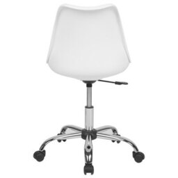 Beliani Desk Chair Dakota Faux Leather Pink - thumbnail 6