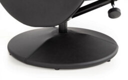 iLikeStores Black Leather Recliner And Stool - thumbnail 7