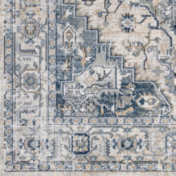 Livabliss Jolie-Vintage Grey Blue Brown Black Traditional Boho Living Dining Bedroom Rug 200 X 275 Cm Easy Care, Non Shedding - thumbnail 7