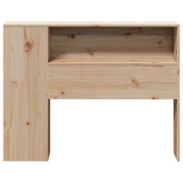 Berkfield Headboard With Storage 75 Cm Solid Wood Pine - thumbnail 4