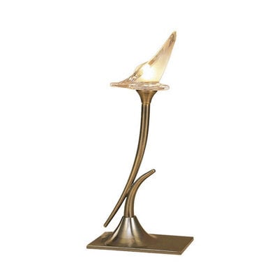 Luminosa Lighting Luminosa Lavia Table Lamp 1 Light G9, Antique Brass - image 1