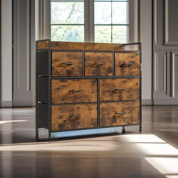 Modcraft Chest Of Drawers - Cabinet With 7 Fabric Drawers - thumbnail 7