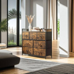Modcraft Chest Of Drawers - Cabinet With 7 Fabric Drawers - thumbnail 2