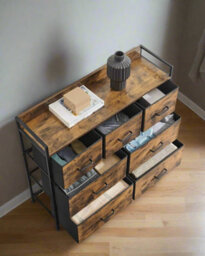 Modcraft Chest Of Drawers - Cabinet With 7 Fabric Drawers - thumbnail 3