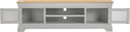 Seconique Bordeaux Large Tv Stand - Pebble Grey/oak  Fully Assembled - thumbnail 4