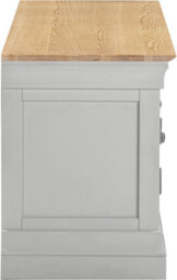 Seconique Bordeaux Large Tv Stand - Pebble Grey/oak  Fully Assembled - thumbnail 5