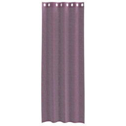Walplus Voile Curtains With Grommets 2 Pcs Purple 140X260 Cm - thumbnail 4