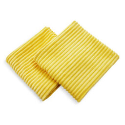 "Deconovo Set Of 2 Super Soft Corduroy Cushion Covers Yellow 20""x20""" - thumbnail 2