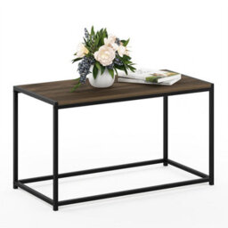 Walplus Indo L-Shaped Corner Desk With Integrated Bookshelves For Storage, Espresso/white - thumbnail 4