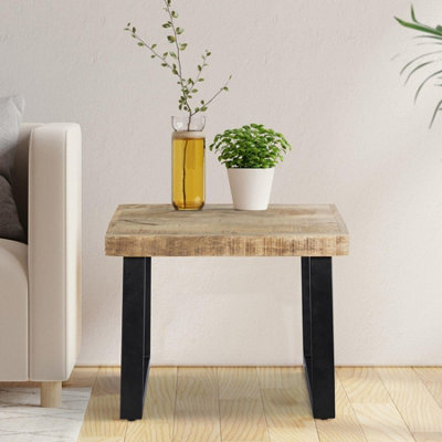 Home Source Cortez Mango Wood Small Coffee Table - image 1
