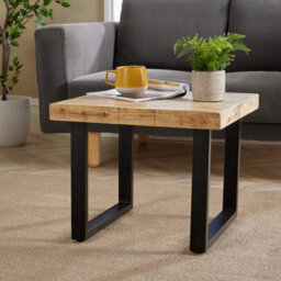 Home Source Cortez Mango Wood Small Coffee Table - thumbnail 3