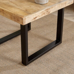 Home Source Cortez Mango Wood Small Coffee Table - thumbnail 4