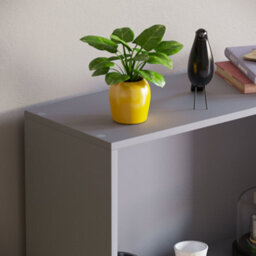Lassic Vida Designs Cambridge Grey 3 Tier Medium Bookcase Freestanding Shelving Unit (H)1080mm (W)600mm (D)240mm - thumbnail 4
