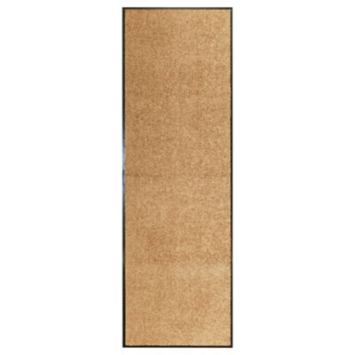 Berkfield Doormat Washable Cream 60X180 Cm - image 1