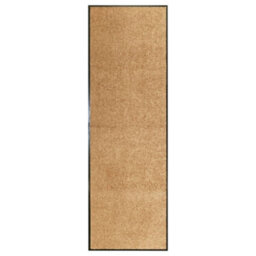 Berkfield Doormat Washable Cream 60X180 Cm - thumbnail 1
