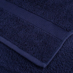 Berkfield Premium Shower Towels Solund 2Pcs Navy Blue 70X140Cm 600Gsm - thumbnail 6