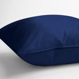 Chilimilii Cushion Covers 100% Cotton Plain Dyed Zip Pipe Edge Home Sofa Decor (40X40 Cm) - thumbnail 4