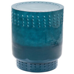 Beliani  Side Table Abra Metal Teal