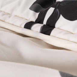 Ohs Bows 10.5 Tog Coverless Duvet With Pillowcase Bedding Set, Cream - Double - thumbnail 3