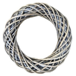 Red Hamper H072 Wicker Large Antique Wash Ring Wreath - thumbnail 1