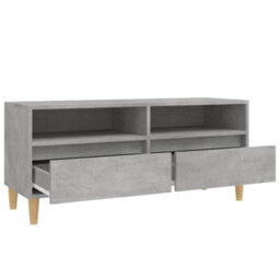 Berkfield Tv Cabinet Concrete Grey 100X34.5X44.5 Cm Engineered Wood - thumbnail 8