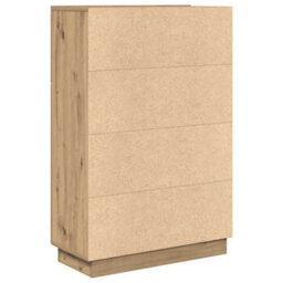 Berkfield Artisan Oak Writing Desk Artisan Oak Particle Board Medium - thumbnail 7