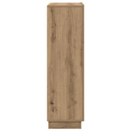 Berkfield Artisan Oak Writing Desk Artisan Oak Particle Board Medium - thumbnail 6