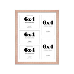 14X11 Inch 5 Opening Photo Collage Frame, Display Five 6X4 Inch Photos, Multi Aperture Family Picture Frame, Bronze - thumbnail 2