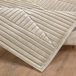 Livabliss Le Mans-Modern Beige 3D High & Low Pile Textured In- & Outdoor Rug 200 X 275 Cm Easy Care, Non Shedding - thumbnail 4