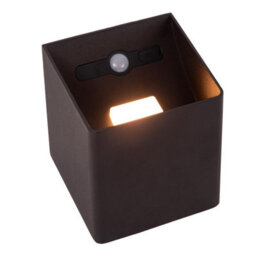 Lucide Vertigo Led Outdoor Up & Down Wall Light With Pir & Dusk To Dawn Sensor Black - thumbnail 6