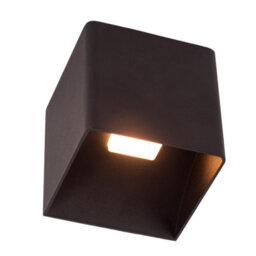 Lucide Vertigo Led Outdoor Up & Down Wall Light With Pir & Dusk To Dawn Sensor Black - thumbnail 7