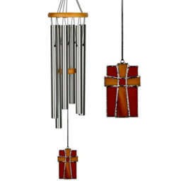 Woodstock Outdoor Musical Amazing Grace Silver Wind Chime - thumbnail 4