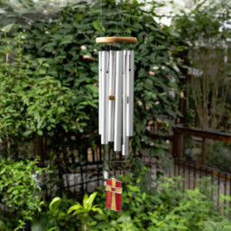 Woodstock Outdoor Musical Amazing Grace Silver Wind Chime - thumbnail 2