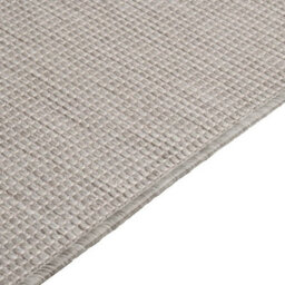 Vidaxl Outdoor Flatweave Rug 160X230 Cm Light Grey - thumbnail 4