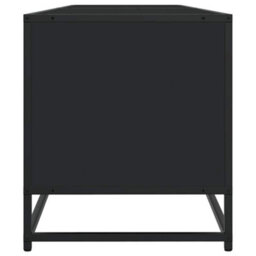 Berkfield Tv Cabinet Black 180.5X40X46 Cm Engineered Wood - thumbnail 5
