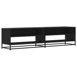 Berkfield Tv Cabinet Black 180.5X40X46 Cm Engineered Wood - thumbnail 2