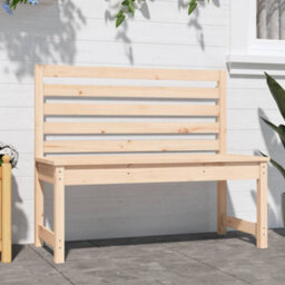 Berkfield Classic Garden Bench 109 Cm Solid Wood Pine - thumbnail 3