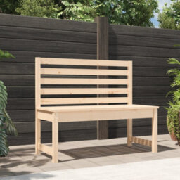 Berkfield Classic Garden Bench 109 Cm Solid Wood Pine - thumbnail 2