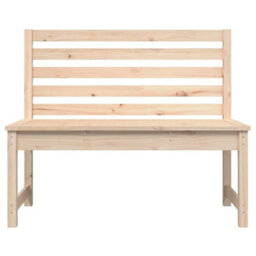 Berkfield Classic Garden Bench 109 Cm Solid Wood Pine - thumbnail 4